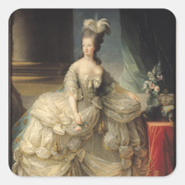 Marie Antoinette Queen of France, 1779 Quadratischer Aufkleber