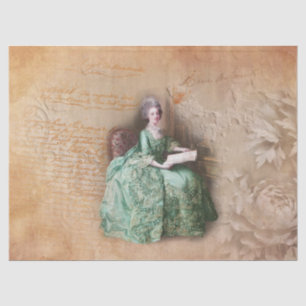 Marie Antoinette Reading 2 Tissue Paper Seidenpapier