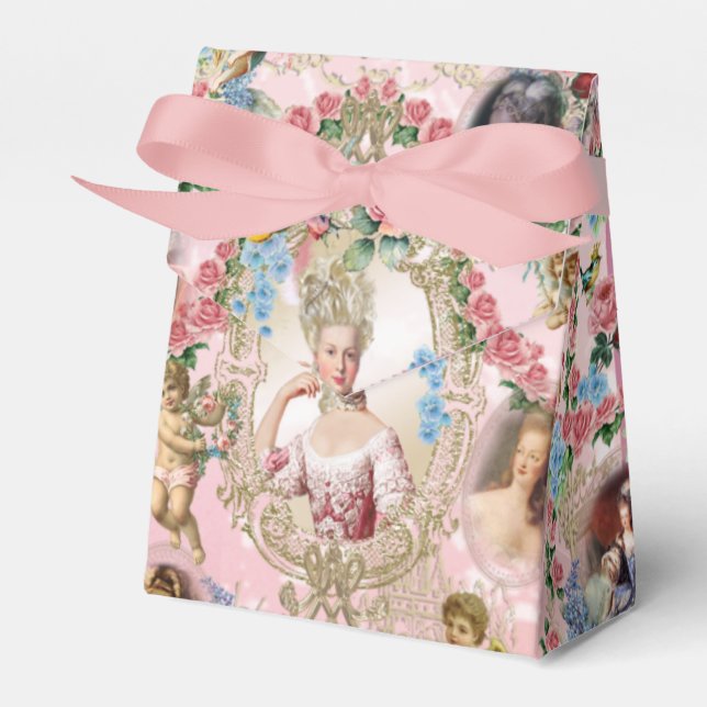 Marie Antoinette  Rose of Versailles Favor Box Geschenkschachtel (Vorderseite)