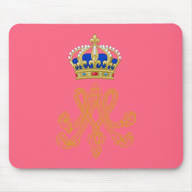 Marie Antoinette Royal Monogram Mousepad (Vorne)