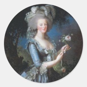 Marie Antoinette Runder Aufkleber