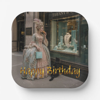 Marie Antoinette Schaufensterbummel Herzlichen Glü Pappteller