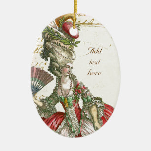 Marie Antoinette Schmuck Keramikornament