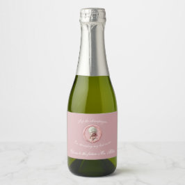 Marie Antoinette Sparkling Weinetikett Rosa