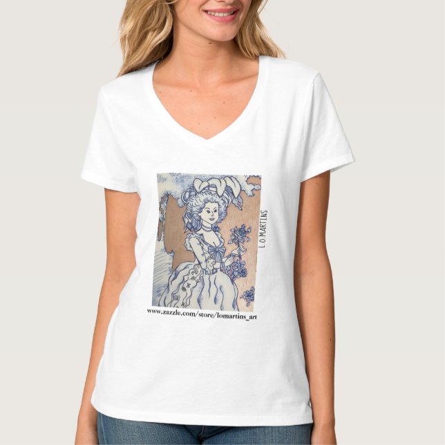 Marie Antoinette T - Shirt exklusiv (Vorderseite)