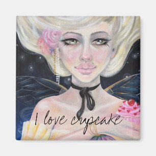 Marie Antoinette und der Kirschkuchen Magnet