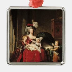 Marie-Antoinette und ihre Kinder, 1787 Ornament Aus Metall
