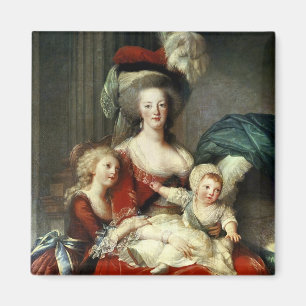Marie-Antoinette und ihre vier Kinder, 1787 Magnet