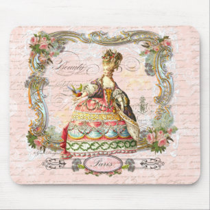 Marie Antoinette und Pink Paris Mousepad