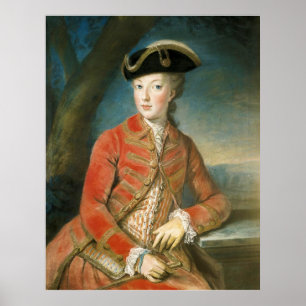 Marie Antoinette von Krantzinger in der Jagdstätte Poster