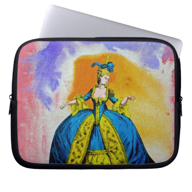 Marie Antoinette von Michael Moffa Laptopschutzhülle (Vorderseite)