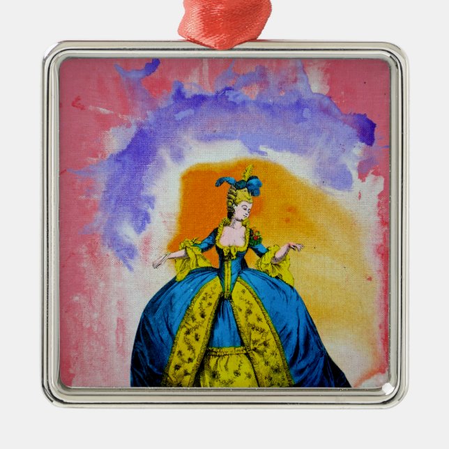 Marie Antoinette von Michael Moffa Ornament Aus Metall (Vorne)
