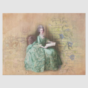 Marie Antoinette zum Thema Tissue Seidenpapier