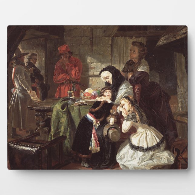 Marie-Antoinette's (1753-1993) Final Adieu to the  Fotoplatte (Vorderseite)