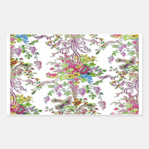 Marie Antoinette's Boudoir Rechteckiger Aufkleber