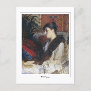 Marie Bashkirtseff #4 - Fine Art Postcard Postkarte