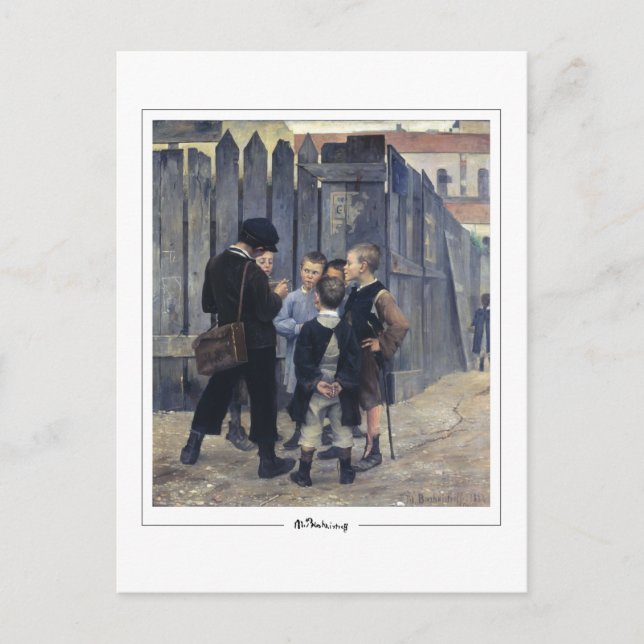 Marie Bashkirtseff #5 - Fine Art Postcard Postkarte (Vorderseite)