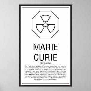 Marie Curie Poster