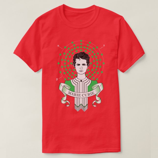 Marie Curie T-Shirt (Design vorne)