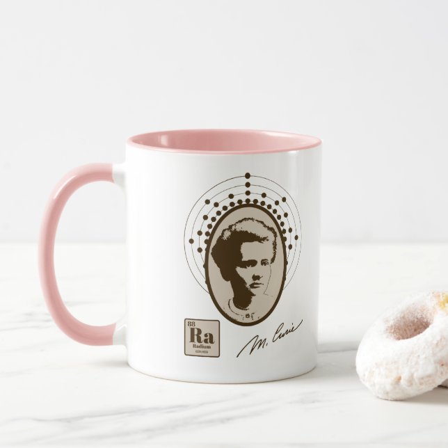 Marie Curie Tasse (Mit Donut)
