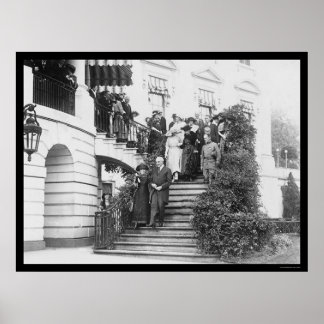 Marie Curie und Präsident Harding 1922 Poster