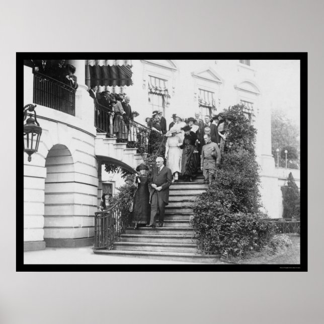 Marie Curie und Präsident Harding 1922 Poster (Vorne)