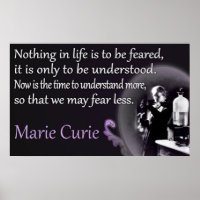 Marie Curie | Verstanden, nicht gefürchtetes Poste