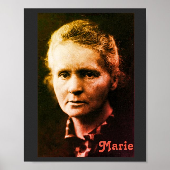 Marie Currie Poster (Vorne)
