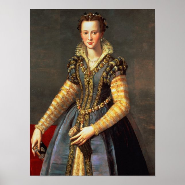 Marie de Medici , Ehefrau Henri IV von Frankreich Poster (Vorne)