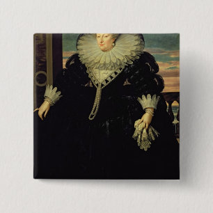Marie de Medici Queen von Frankreich, 1617 Button