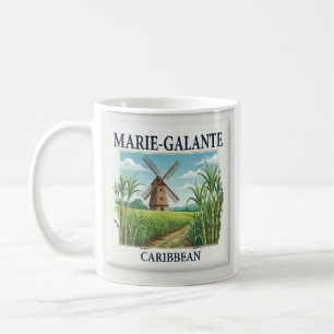 Marie-Galante Guadeloupe Karibik Windmühle Dachzie Kaffeetasse