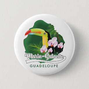 Marie Galante Guadeloupe Logo Button