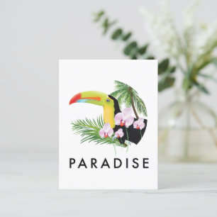 Marie Galante Guadeloupe Logo Postkarte