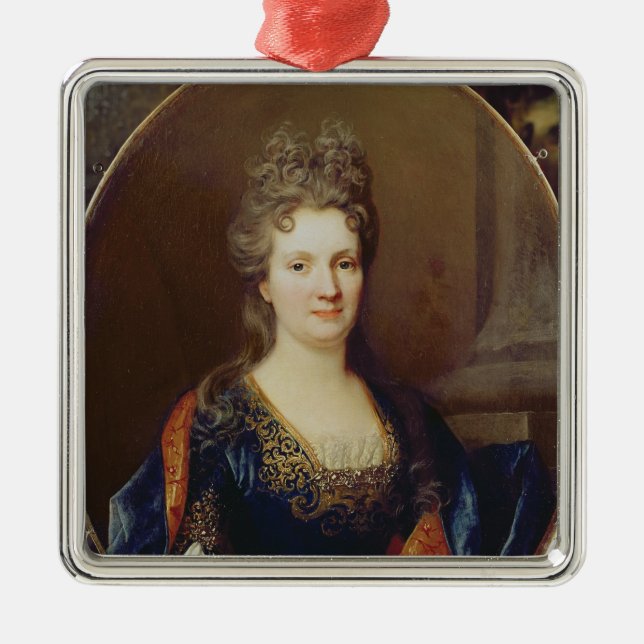 Marie Gänseblümchen Arouet, c.1700 Silbernes Ornament (Vorne)