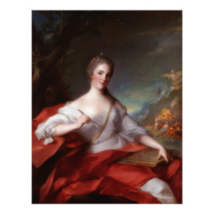 Marie-Geneviève Boudrey von Jean-Marc Nattier Fotodruck