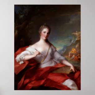 Marie-Geneviève Boudrey von Jean-Marc Nattier Poster