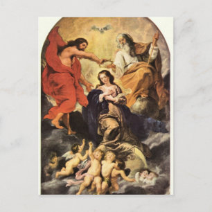 Marie-Krönung von Paul Rubens Postkarte