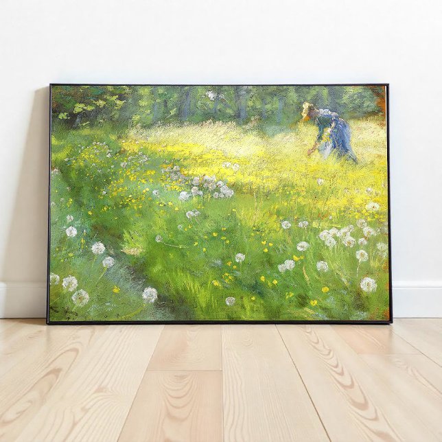 Marie Krøyer in the Garden at Skagen-PS Kroyer Poster (Von Creator hochgeladen)