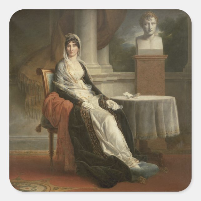 Marie-Laetitia Ramolino 1803 Quadratischer Aufkleber (Vorderseite)