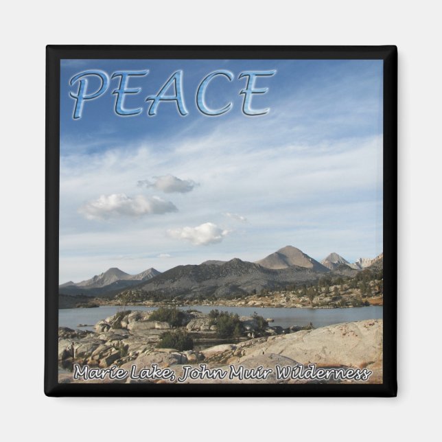 Marie Lake Peace Magnet (Vorne)