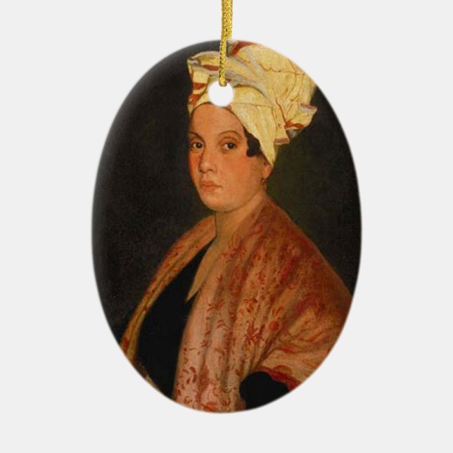Marie Laveau: Die Voodoo-Königin Keramik Ornament (Vorne)