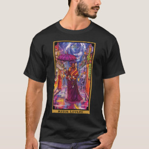 Marie Laveau Justice Tarot Card Apparel T-Shirt