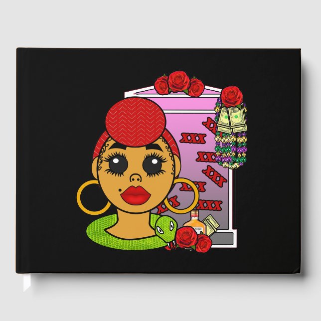 Marie Laveau und Tomb Gästebuch (Vorderseite)