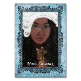 Marie Laveaux Gebet Card Tischnummer