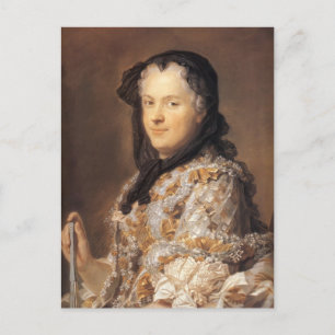 Marie Leszczynska von Maurice Quentin de La Tour Postkarte