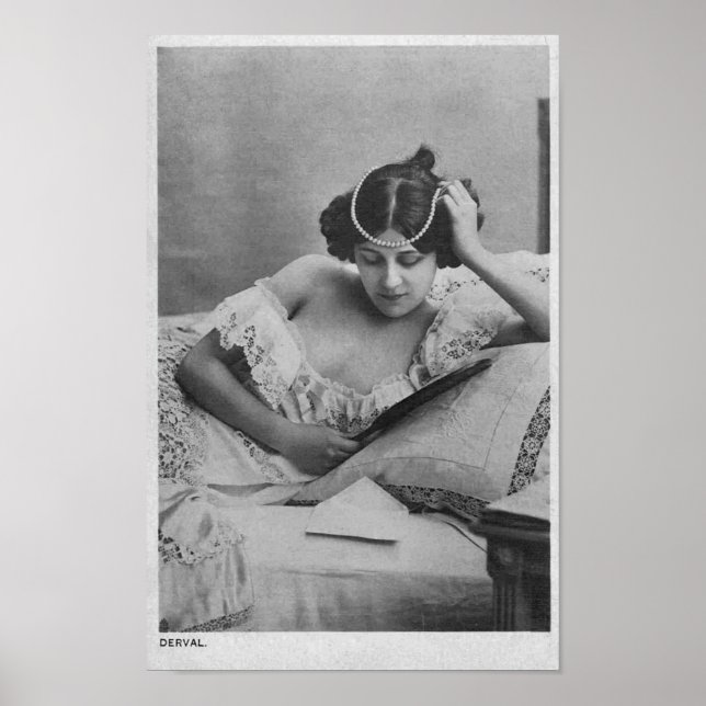 Marie-Louise Derval - Vintage Image Poster (Vorne)