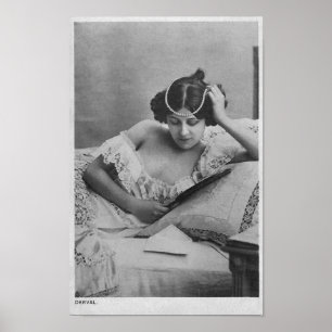 Marie-Louise Derval - Vintages Bild Poster