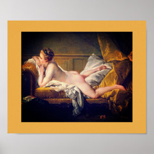 Marie-Louise O'Murphy mistress – François Boucher Poster