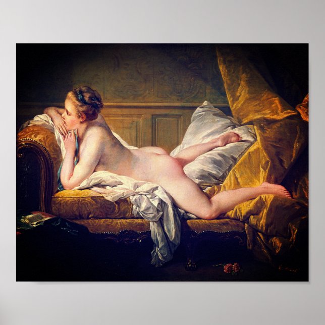 Marie-Louise O'Murphy Mistress - François Boucher Poster (Vorne)