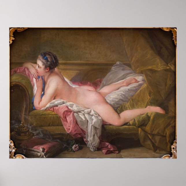 Marie-Louise O'Murphy Mistress - François Boucher Poster (Vorne)